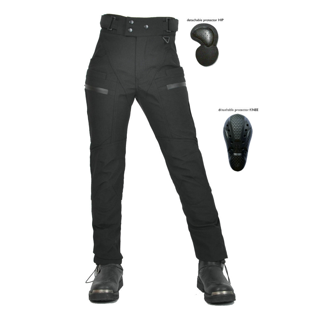 VOLERO motocicleta cuatro estaciones a prueba de caídas pantalones de ciclismo a prueba de agua a prueba de viento cintura alta bolsas de mujer jinete locomotora a prueba de caídas pantalones