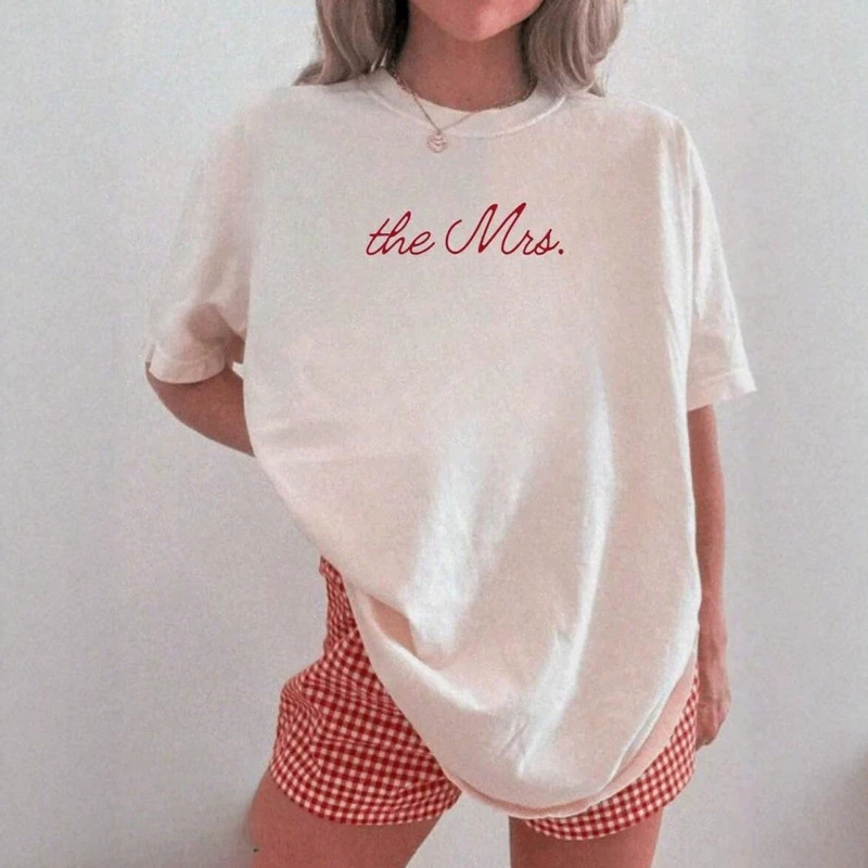 Cross-border 2026 Summer Women's Loose Oversize Short Sleeve T-shirt with Daisy Flower and Letter Print Top for Women Cross-border 2026 Summer Women's Loose Oversize Short Sleeve T-shirt with Daisy Flower and Letter Print Top for Women
