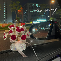 Car Decorations, Rose Car Air Freshener, Car Center Console, 2023 New Arrival, Popular, Girls, High-End