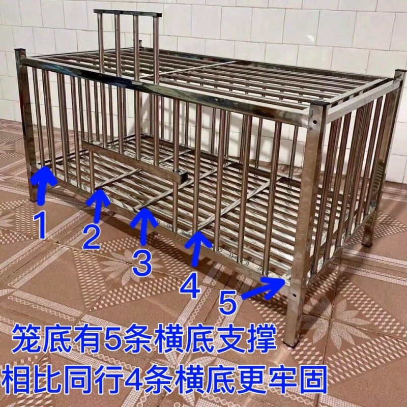 厂家直销不锈钢鸡笼子家用大号宠物笼养殖笼养鸡笼鸡舍鸭笼跨境|undefined