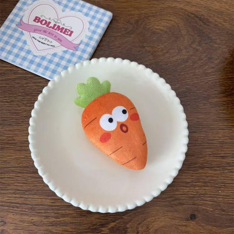 楽しい漫画の生地の野菜と果物のキーホルダー、かわいい食べ物のおもちゃ、バッグペンダント、カップルや親友へのギフトアクセサリー|undefined