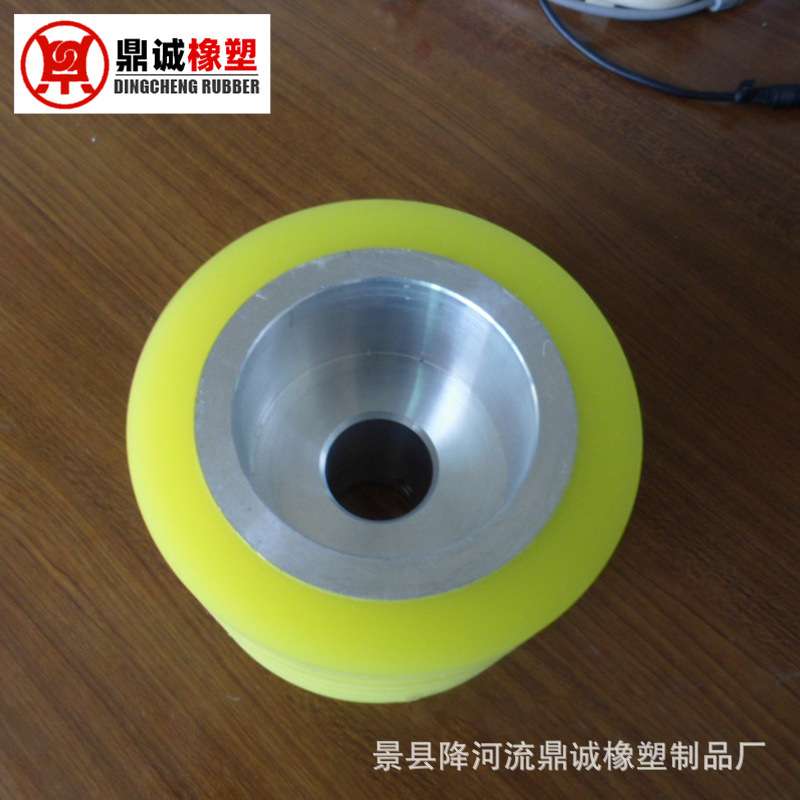 聚氨酯包胶轮脚轮滚轮pu轴承转向轮 鼎诚供应静音万向轮优力胶轮