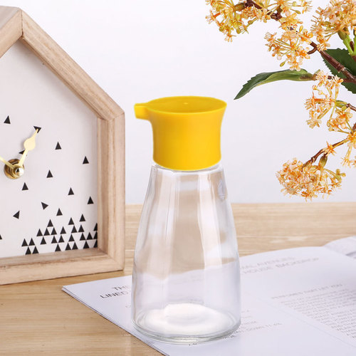 Soy sauce and vinegar seasoning bottle, Japanese-style hole-controlled glass oil jug, household kitchen restaurant vinegar jug, sesame oil sesame oil vinegar bottle