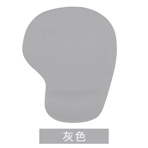 Mouse pad G01 (silicone surface) with soft polyurethane wrist rest, non‑slip, multi‑pattern
