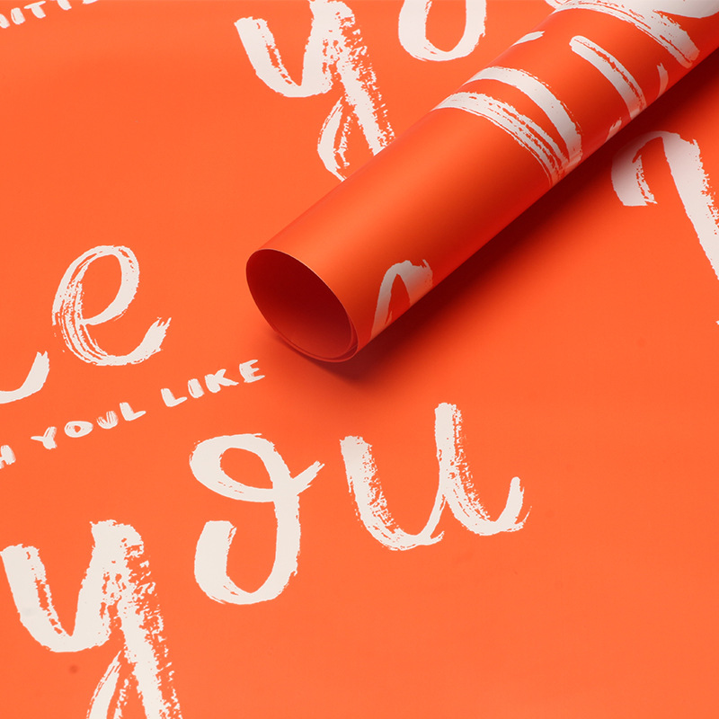 Huaxi como usted envasado de flores película plástica LIKEYOU ramo de flores de San Valentín material de embalaje de papel