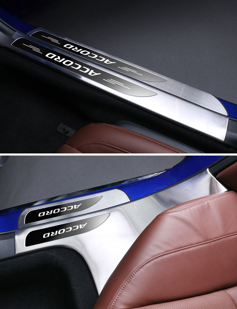 Suitable for Honda 22 Tenth Generation Accord Door Sill Strips Anti-Stepping Protection Strips Welcome Pedal Interior Car Decoration Modification