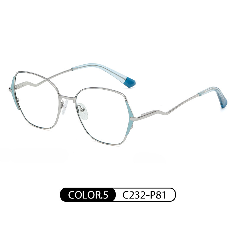 Gafas de moda de comercio exterior marco gafas lisas de moda de mujer JS8629 celebridad de Internet ins estilo miopía gafas de luz anti-azul