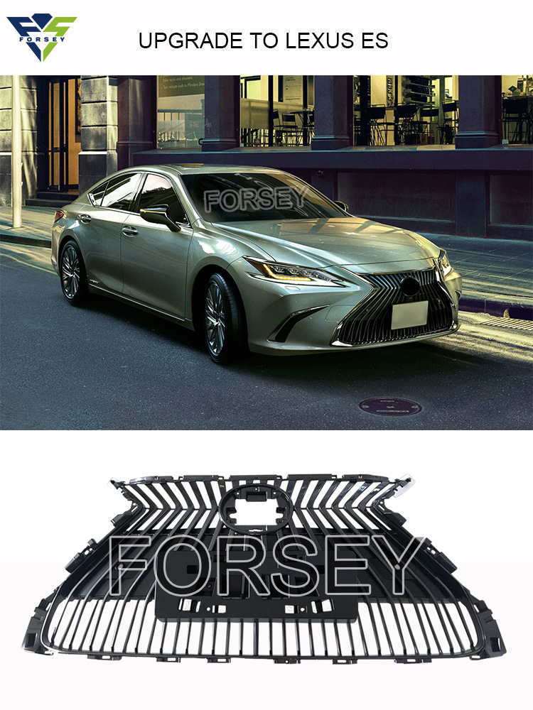 Suitable for Lexus ES200, ES250, ES300, 18 vertical slat grille