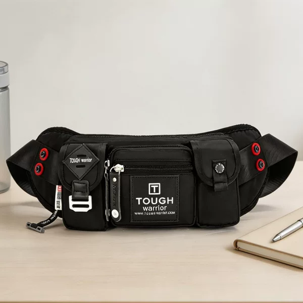 Cross-Border Men's Waist Bag, Multi-Functional Oxford Cloth Cross-Body Bag, Waterproof and Wear-Resistant Coin Purse, Casual Travel Shoulder Bag Wholesale