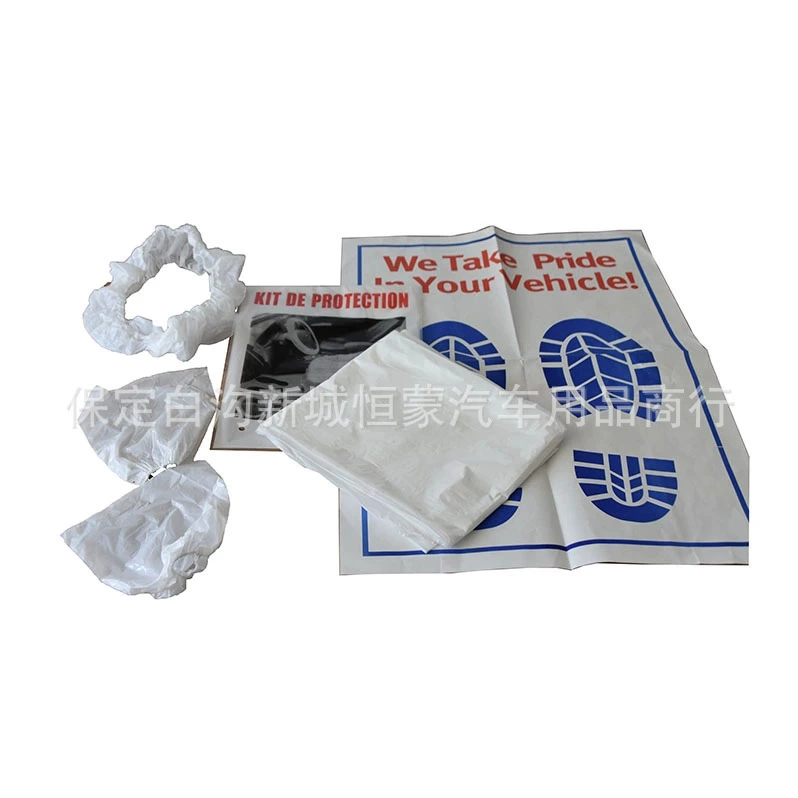 Одноразовый чехол для автомобильного сиденья одноразовый чехол для автомобильного сиденья трансграничный одноразовый пластиковый чехол для сиденья молочно-белый прозрачный пластик