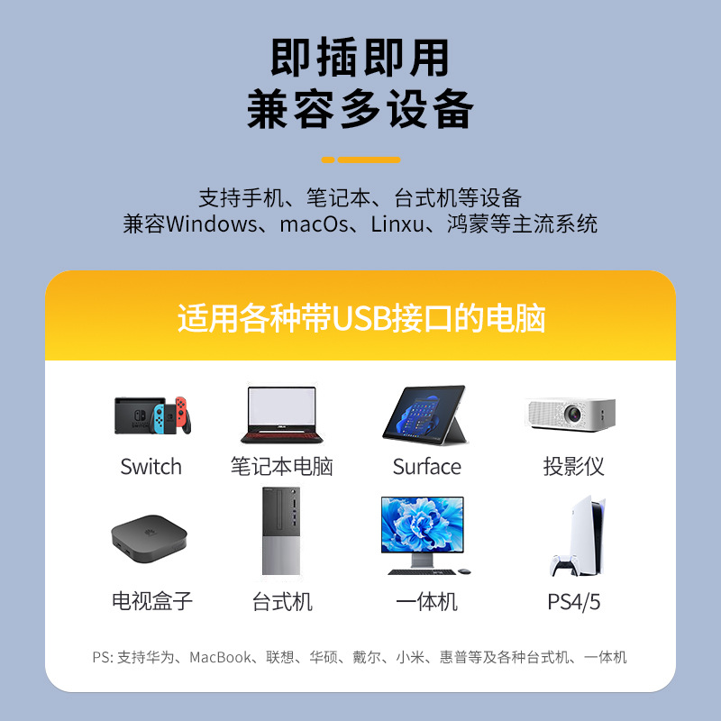 Tarjeta de red USB Gigabit Tarjeta de red Ethernet cableada 1000M / s USBtypec a RJ45 tarjeta de red Gigabit sin unidad