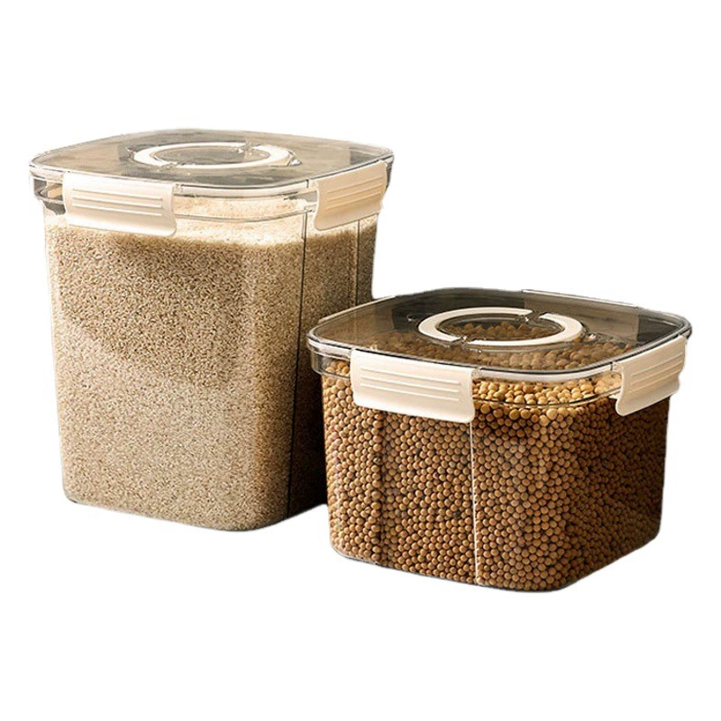 10 кг ведро для хранения зерна ведро для собачьей еды ведро для корма для домашних животных ведро для кошачьей еды влагостойкий герметичный резервуар ящик для хранения крупного зерна большой резервуар для хранения
