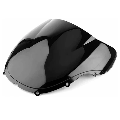 Suitable for Ho Cbr600 F4 1999-2000 Modified Motorcycle Front Windshield Windshield Windshield (Motorcycle front windshield) - smoked-black