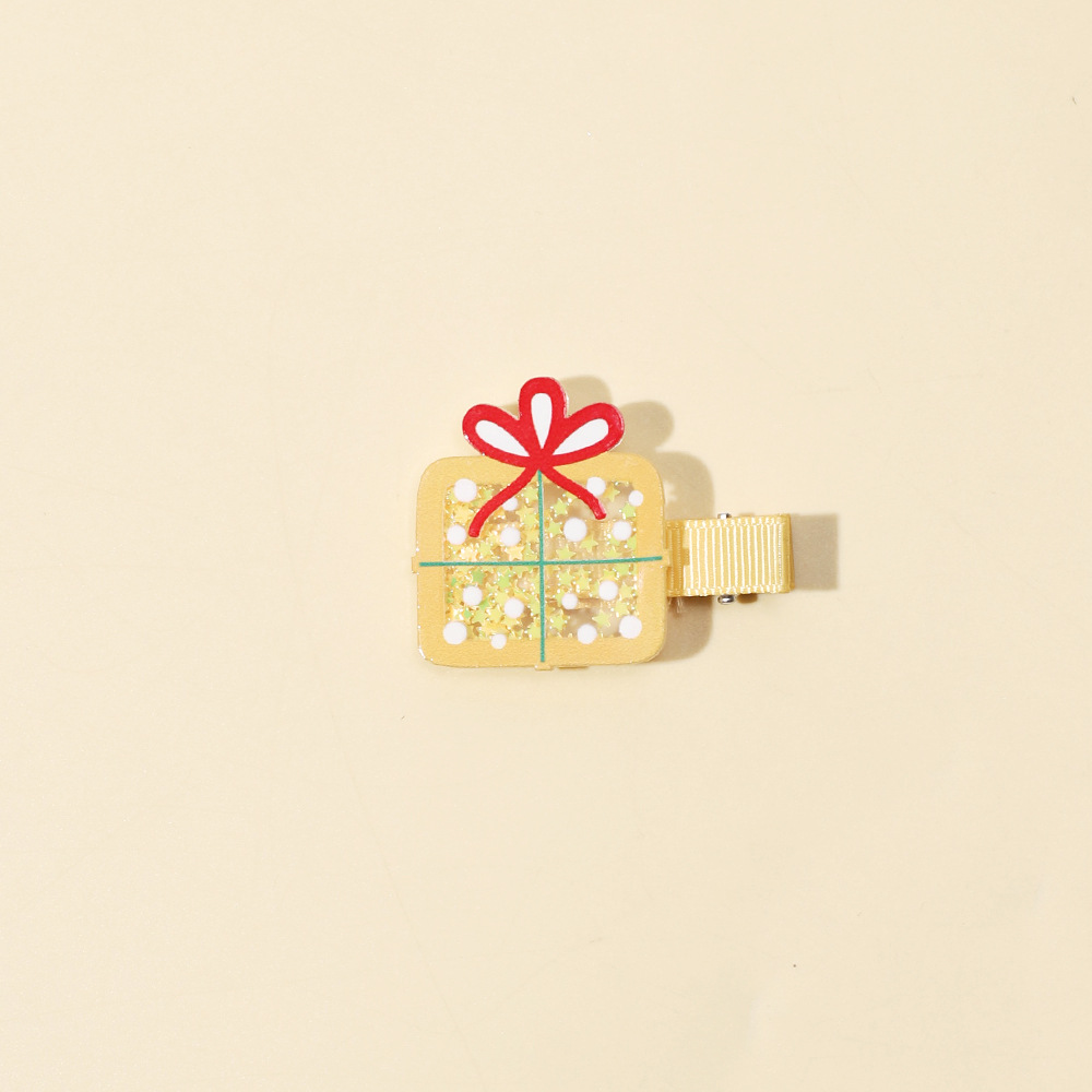 Regalo di Natale Accessori per capelli per bambini Fermaglio per capelli a forma di albero di Natale con motivo a cartoni animati per bambine_voghion.com