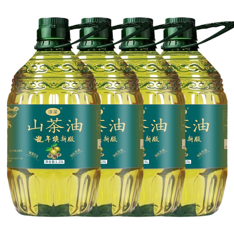 純粋なツバキの油の5リットルの1級の冷搾りの正統のツバキの種の油の茶の木のツバキの油の食用油は油の種を搾ります|undefined