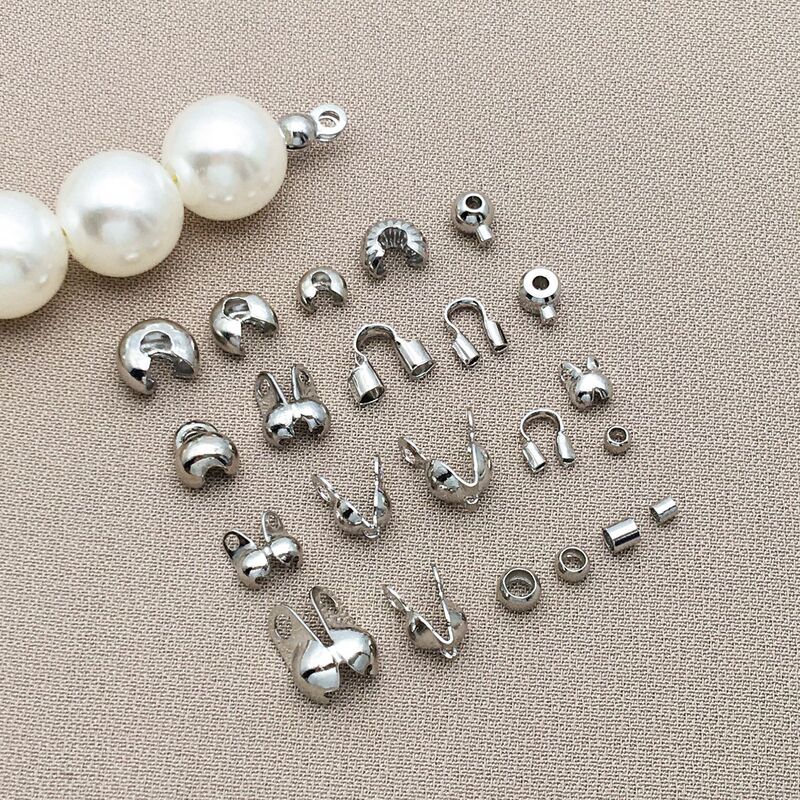 Copper Platinum Color-Preserving Buckle Positioning Tube Finishing Buckle Handmade DIY Necklace Bracelet Jewelry Accessories Material Wholesale Copper Platinum Color-Preserving Buckle Positioning Tube Finishing Buckle Handmade DIY Necklace Bracelet Jewelry Accessories Material Wholesale