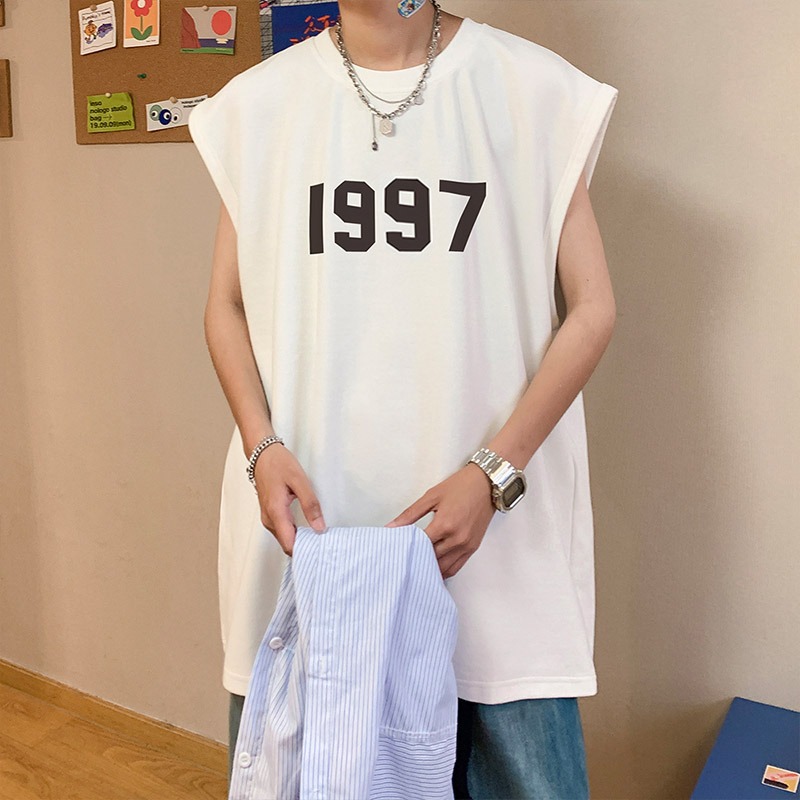 New Men's Tank Top for Summer 2025, Youth Sports Running Fitness Breathable T-shirt for Men, Sleeveless Base Layer Top