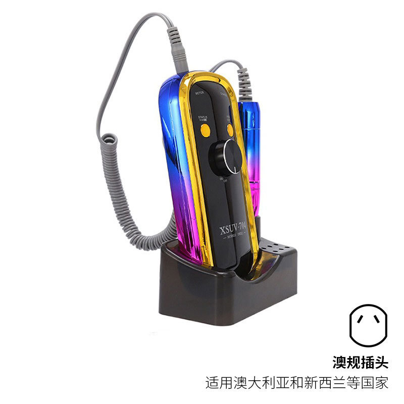 Polizador de uñas portátil transfronterizo 45000RPM Polizador de pulido multifuncional de almacenamiento de energía especial para la tienda de uñas