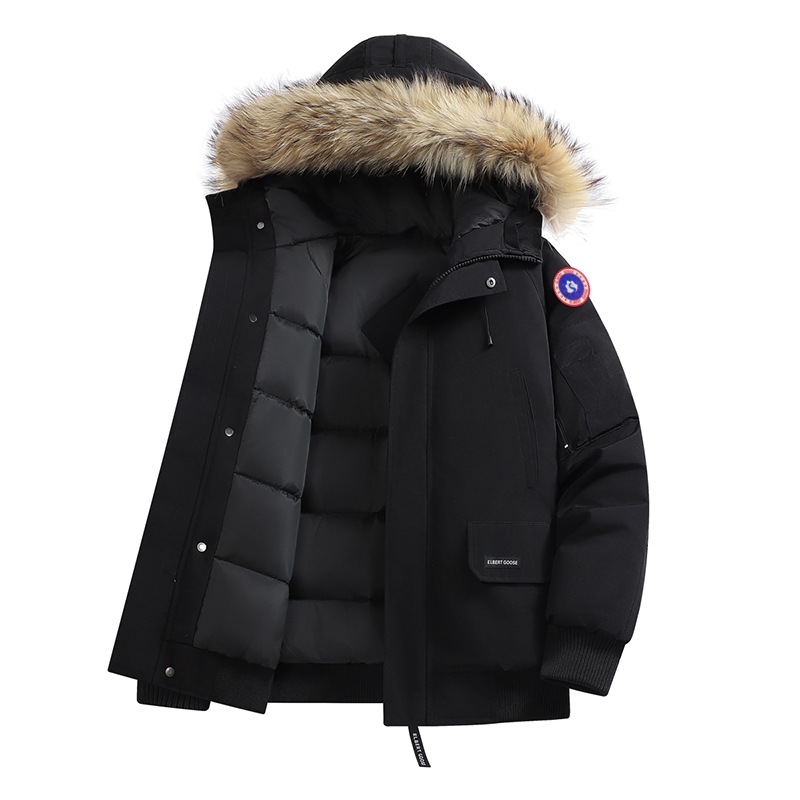 Stylish Unisex Winter Bomber Jacket With Premium White Duck Down, Warm & Lightweight Short Coat For Men And Women_voghion.com