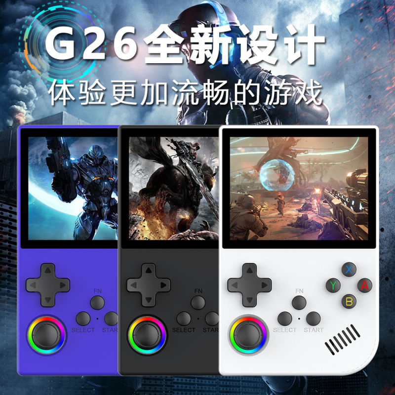 Cross-Border Game Console Open Source Handheld Game Console Ips High-Definition Psp Retro Nostalgic Handheld Joystick Arcade