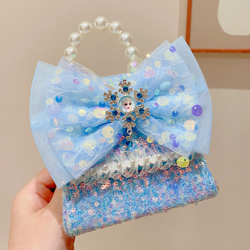 Snowflake bolsos para niñas princesa Aicha niños mochilas para niñas sirena caja de regalos set 1 de junio