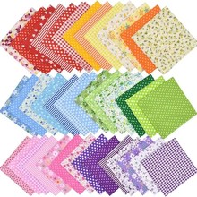 跨境全棉碎花布料DIY手工拼布布组纯棉缤纷色彩碎花面料玩偶布艺