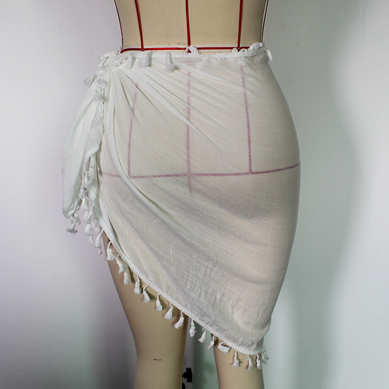 Womenu0027S Fashion Solid Color Polyester Cover Ups 1 Piece