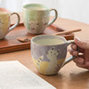 Japan imported mug oatmeal breakfast cup cute water cup girls high-value breakfast cup household ceramic cup