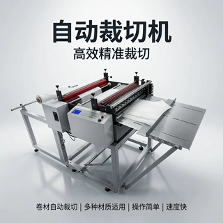 熔喷布迷彩布剪布机植绒布无纺布粘扣布裁剪机针织布水洗布切布机