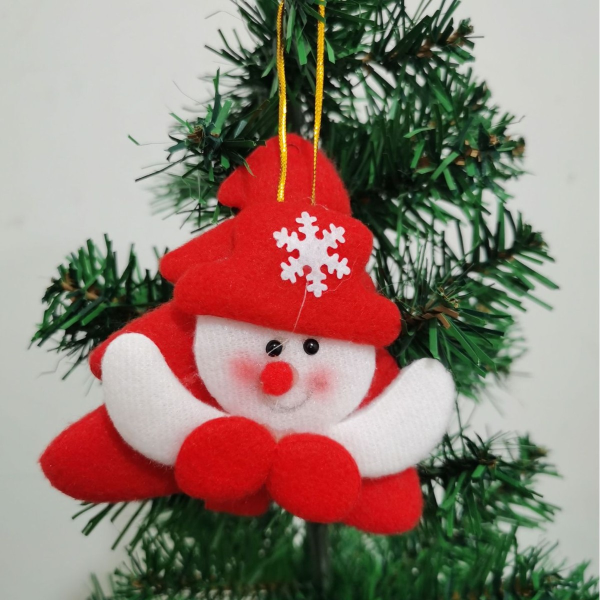 Decoraciones de Navidad Campana arco Santa Claus Árbol de Pino Estrella Superior del árbol de Navidad adornos