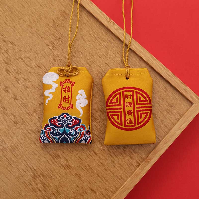 卸売ぶら下げ首中国刺繍祝福袋小さな財布ヒント袋お守り祝福袋ロイヤルガード小袋空袋|undefined