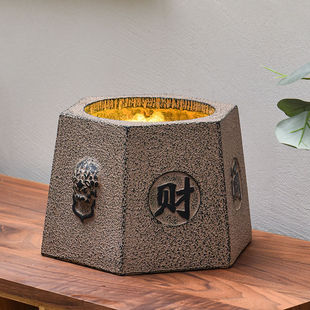Antique Wealth-making Water Fountain Circulating Water-making Money-making Ancient Well Living Room Entrance Desk Desktop Decorative Ornaments