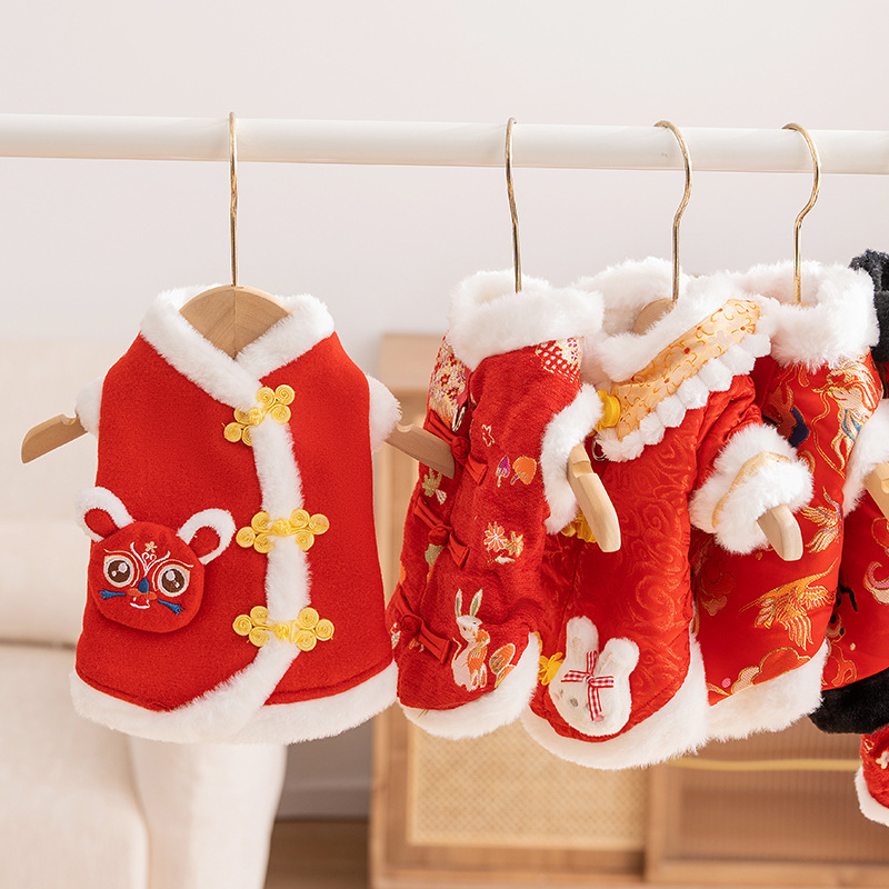 Ropa para mascotas babero más chaleco de perro de terciopelo