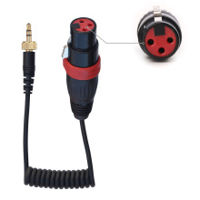 3.5mm转卡侬母话筒线xlr转3.5mm螺牙麦克风线电脑调音台音频线