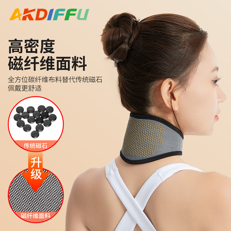 Protección del cuello caliente para los ancianos protección del cuello caliente protección del cuello ajustable con sudor deportivo aire acondicionado casa deportes protección del cuello