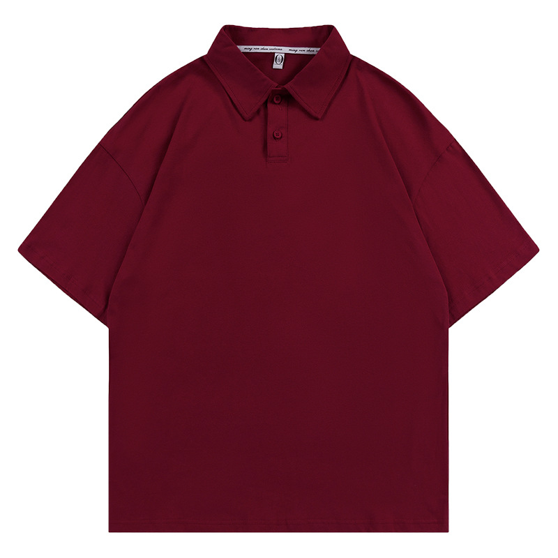 7A antibacteriano cuatro cierre Solona marca de moda con solapa de manga corta polo ropa de trabajo camisa cultural ropa personalizada