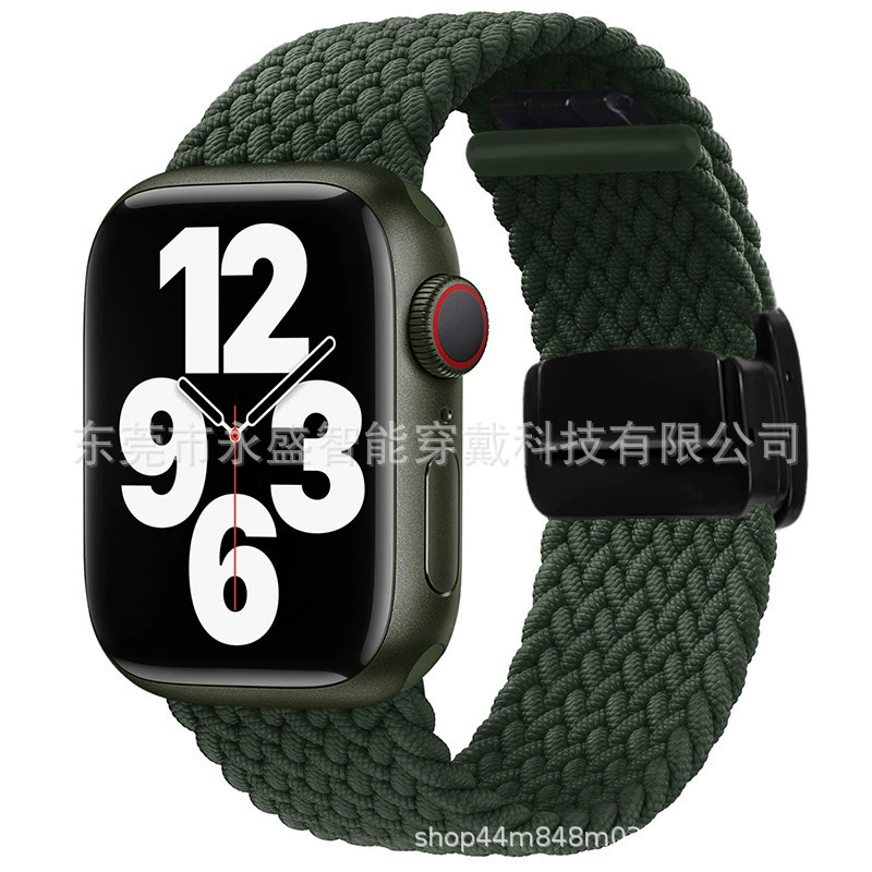 Подходит к браслету на руку Apple Nylon braided watch strap магнитная складная пряжка iwatch23456789 представитель пояс