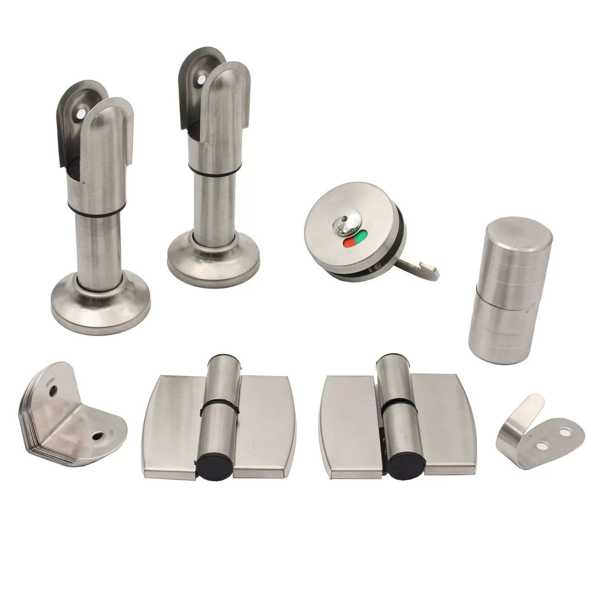 Public golden accessories, set stainless steel