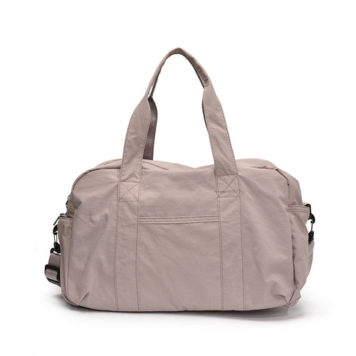 Korean Style Casual Nylon Bags for Women Lightweight Nylon Handheld Tote Bag Large Capacity Niche Short Trip Shoulder Bag