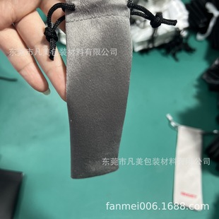 In stock processing price reading pen velvet bag electronic cigarette drawstring bag flute flannel drawstring bag fishing rod storage bag