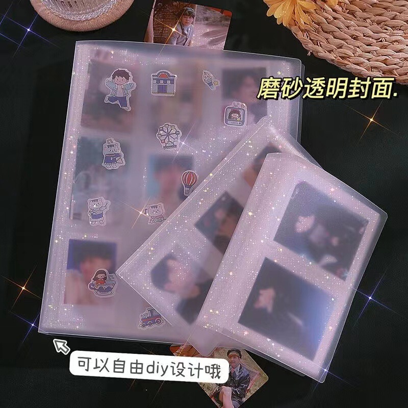 3inch Polaroid Photo Album Photo Storage Folder Collection Movie Ticket Card Album Collection Idol Album Photo Album Zipper