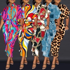 2023女裝跨境新款ebay獨立站熱賣 歐美性感修身彩色連衣裙夜店裙