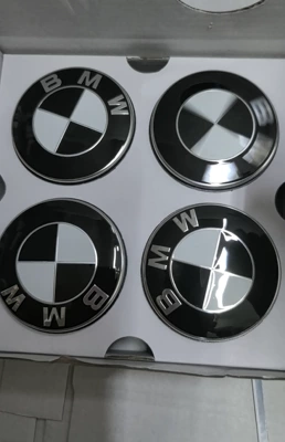 Hub cover cover 1 series 2 series 3 - black-and-white-g-chassis-56mm-4-pieces-with-packaging-box