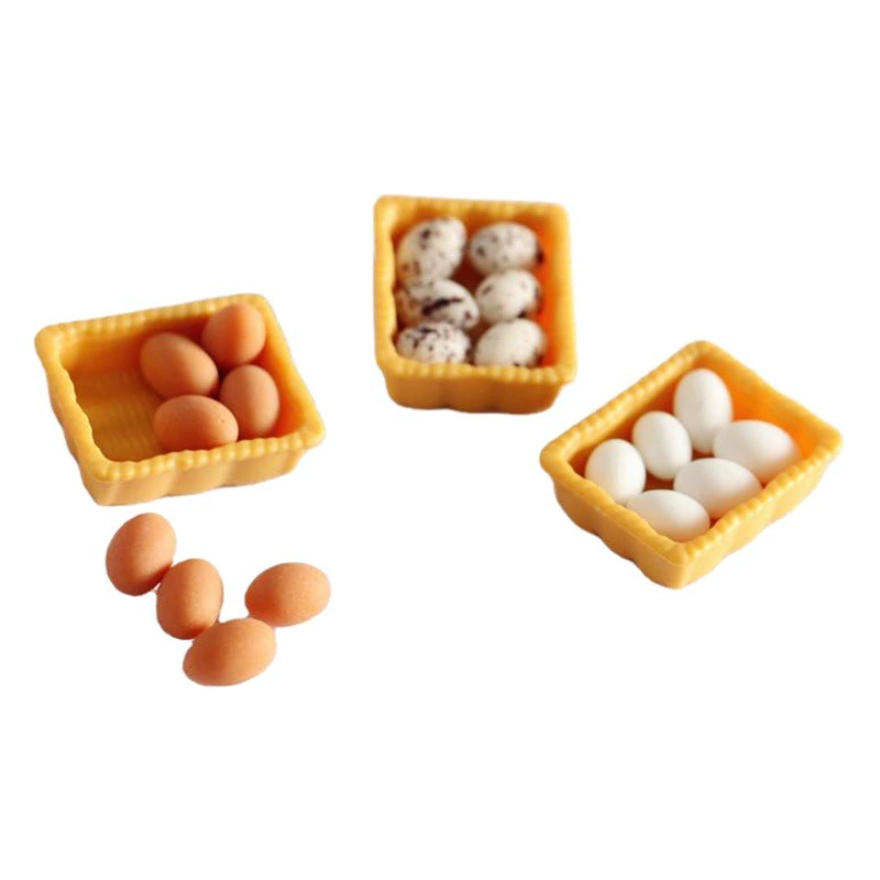 Кукольный домик миниатюрная еда и игра OB11 модель стрельба реквизит жизнь набор в штучной упаковке комбинация яиц