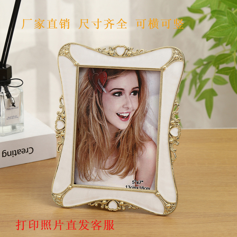 Cross-border one-piece delivery European-style classic photo frame decoration creative personality couple family portrait high-looking multi-size Cross-border one-piece delivery European-style classic photo frame decoration creative personality couple family portrait high-looking multi-size