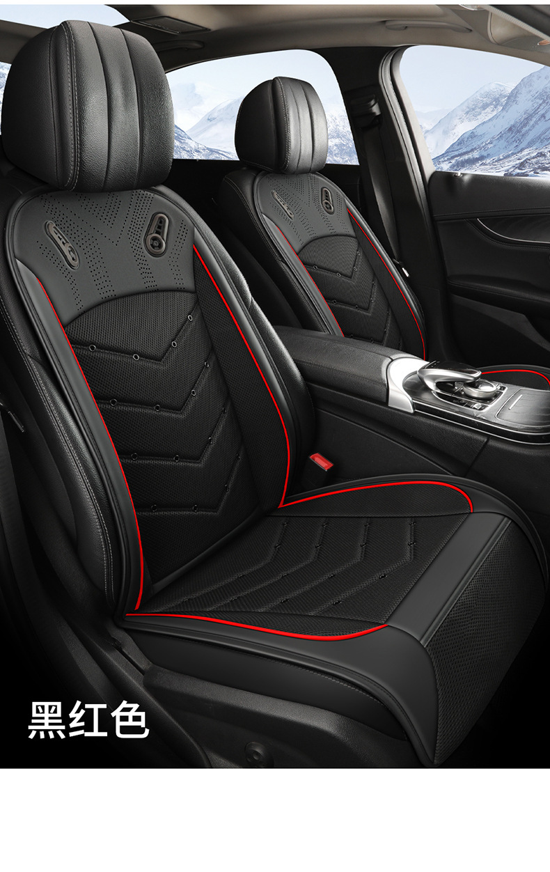 2026 Cross-Border Hot-Selling Summer Car Ventilation Seat Cushion Cooling Seat Pad Summer Air-Conditioning Breathable Heat Dissipation Cooling Pad