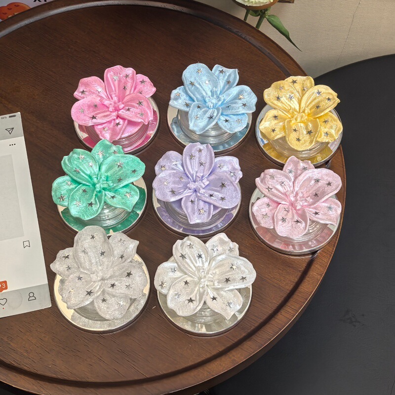 Original Design Lily Flower 3D Printed Mobile Phone Holder, Retractable and Portable Magnetic Phone Stand Original Design Lily Flower 3D Printed Mobile Phone Holder, Retractable and Portable Magnetic Phone Stand