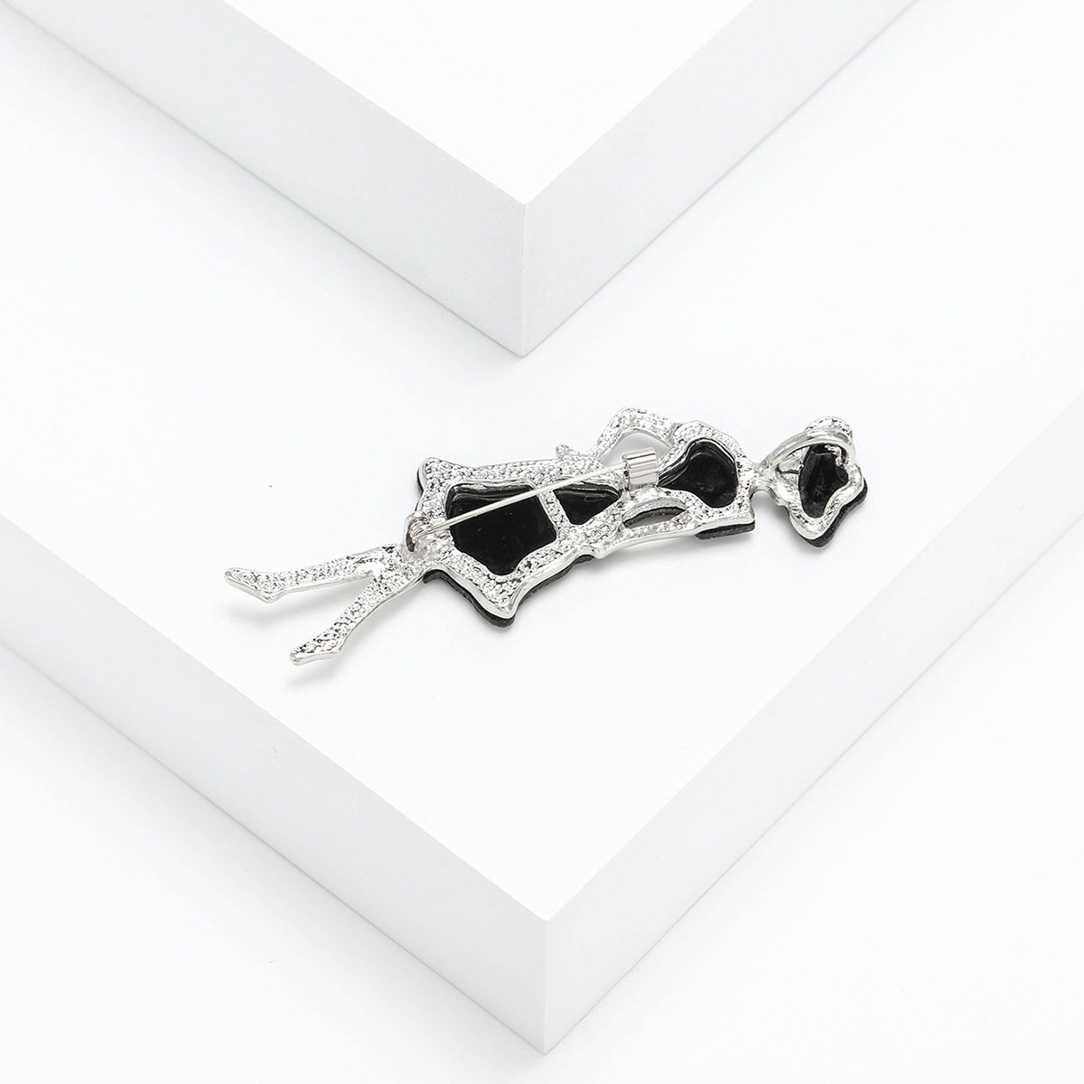 Inlay Design Lady Style Lady Pin Cartoon Character Alloy Inlay Shell Women's Brooches