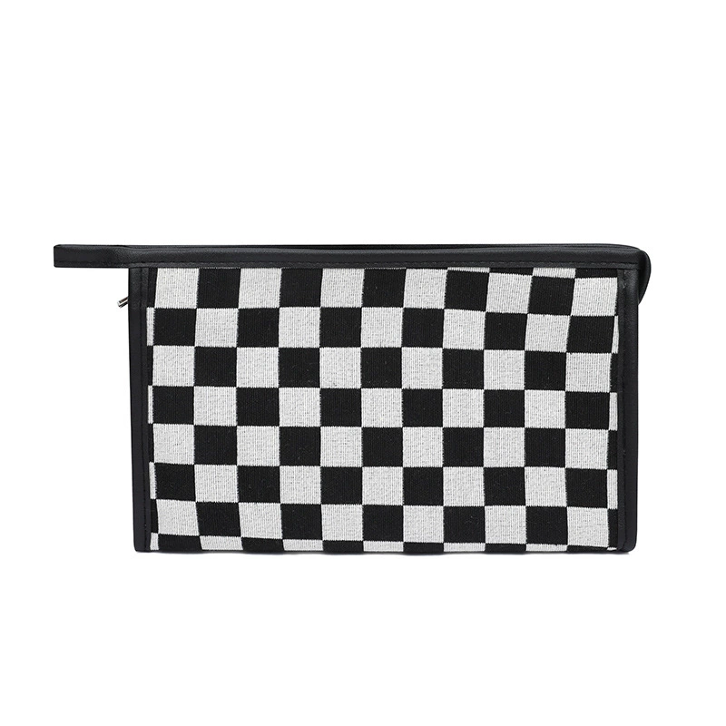 Classic cosmetic bag, chess, waterproof organizer bag