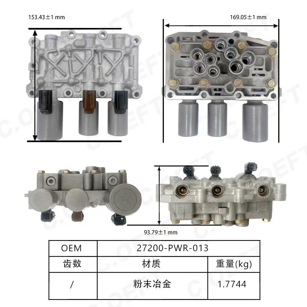 27200-Pwr-01390 Is Suitable for the Electromagnetic Valve of the Transmission System in the Fit, Main Control Valve Electromagnetic Valve
